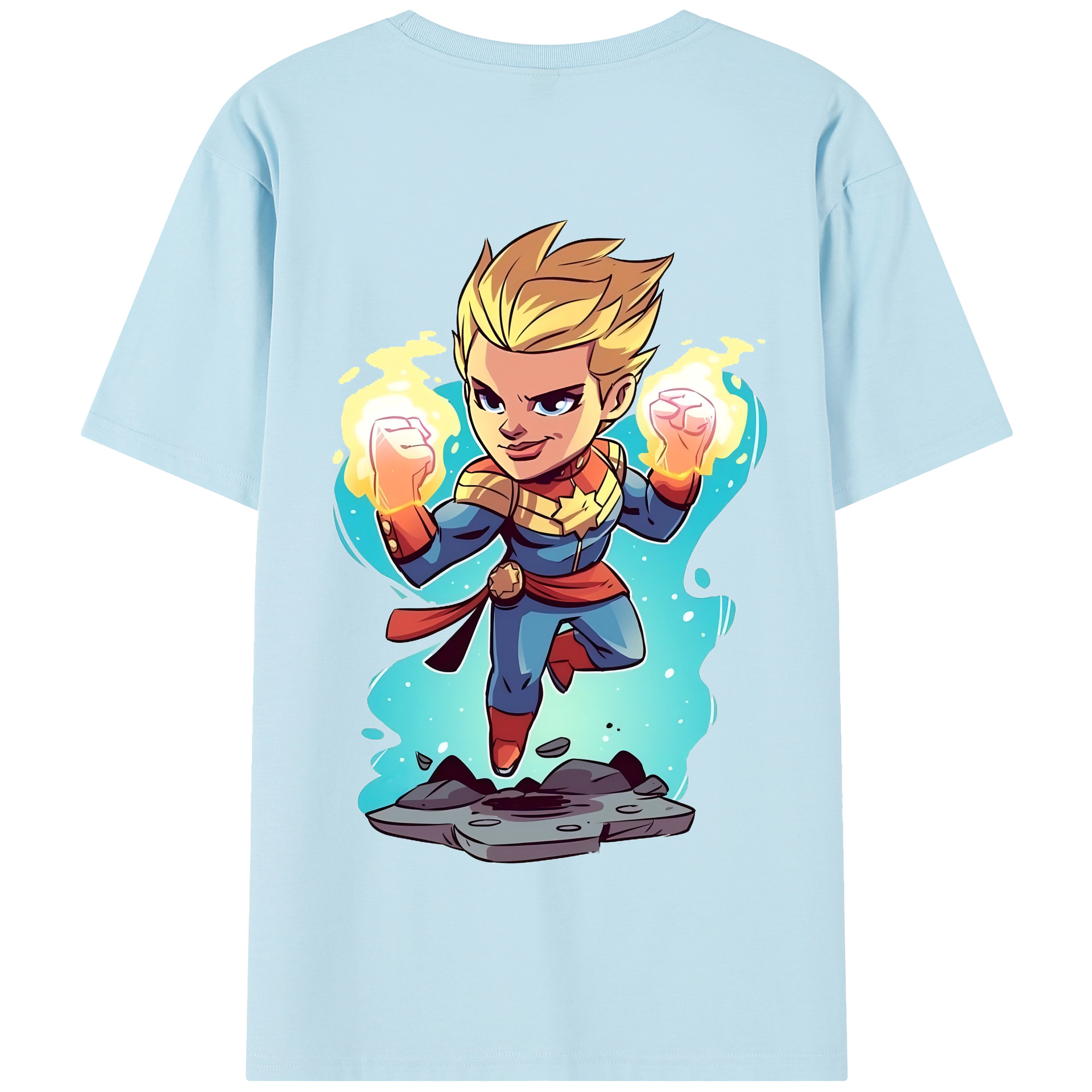 （画像用） アベンジャーズ The Avengers 綿100％半袖Tシャツ（背面プリント）
